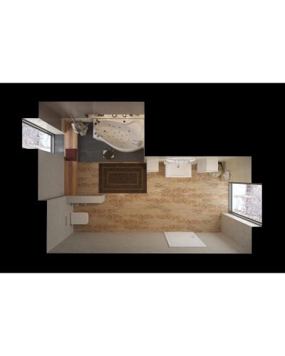 Акриловая ванна 160х95 см R Marka One Gracia 01гр1695п