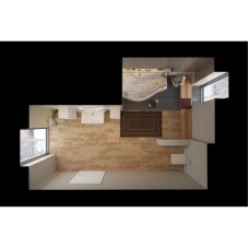 Акриловая ванна 170х99 см L Marka One Gracia 01гр1710л