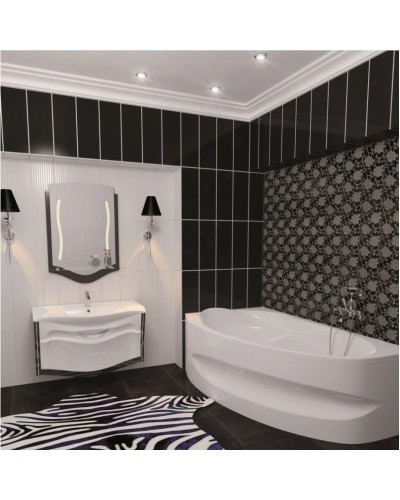 Акриловая ванна 170х100 см L Marka One Julianna 01дж1410л