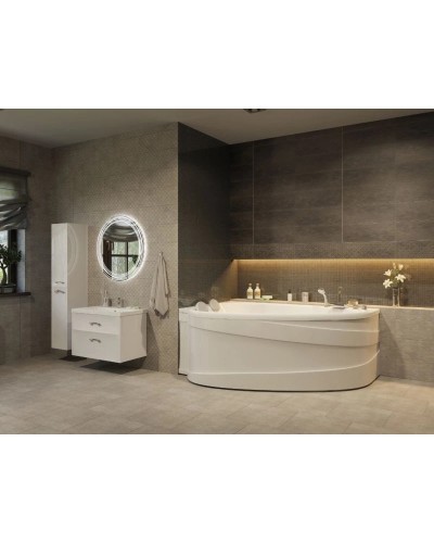 Акриловая ванна 185х135 см L Marka One Love 01лв1813л