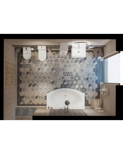 Акриловая ванна 170х94 см Marka One Nega 01нег1795