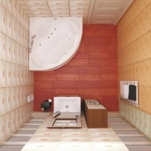 Акриловая ванна 140х140 см Marka One Trapani 01тр1414