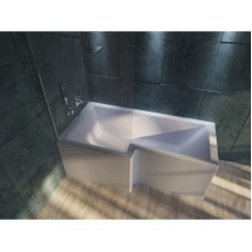 Акриловая ванна 165х85 см L Marka One linea 01лин16585л