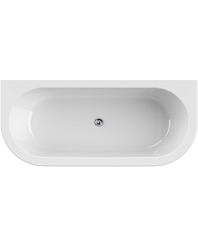 Акриловая ванна Cezares Slim 180x79 SLIM WALL-180-80-60-W37-SET без гидромассажа