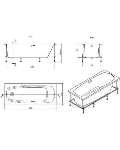 Акриловая ванна Roca Sureste N 150x70 ZRU9302778 без гидромассажа