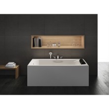 Акриловая ванна Roca BeCool 180х80 ZRU9302782 без гидромассажа