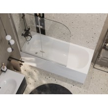 Акриловая ванна пристенная CEZARES ECO-155-70-41-W37