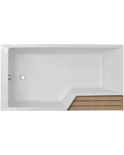 Акриловая ванна 169х90 см Jacob Delafon Bain-Douche Neo E6D002L-00