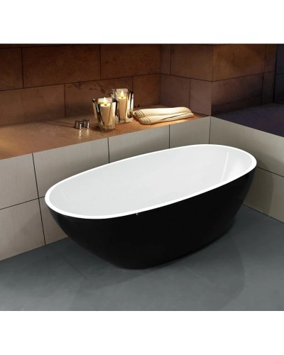 Акриловая ванна 170х85 см Esbano Sophia Black