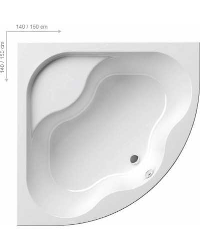 Акриловая ванна Ravak Gentiana 150x150 CG01000000 без гидромассажа