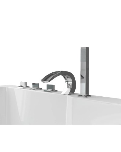 Акриловая гидромассажная ванна 135х135 см Grossman GR-13513