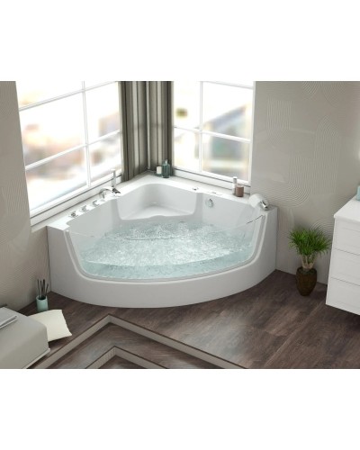 Акриловая гидромассажная ванна 135х135 см Grossman GR-13513