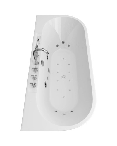 Акриловая гидромассажная ванна 170х80 см Grossman GR-17075-2317080