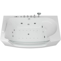 Акриловая гидромассажная ванна 185х90 см Grossman GR-18590