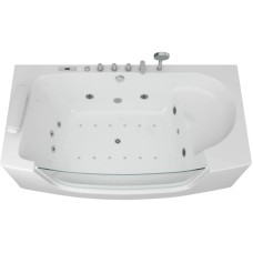 Акриловая гидромассажная ванна 185х90 см Grossman GR-18590