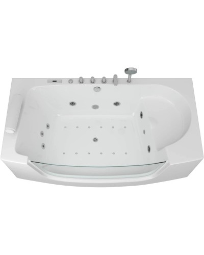 Акриловая гидромассажная ванна 185х90 см Grossman GR-18590