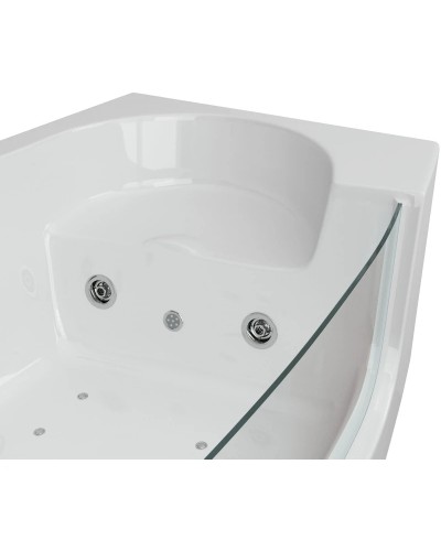 Акриловая гидромассажная ванна 185х90 см Grossman GR-18590