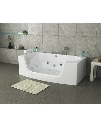 Акриловая гидромассажная ванна 185х90 см Grossman GR-18590