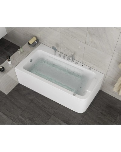 Акриловая гидромассажная ванна 170х95 см Grossman GR-17095L