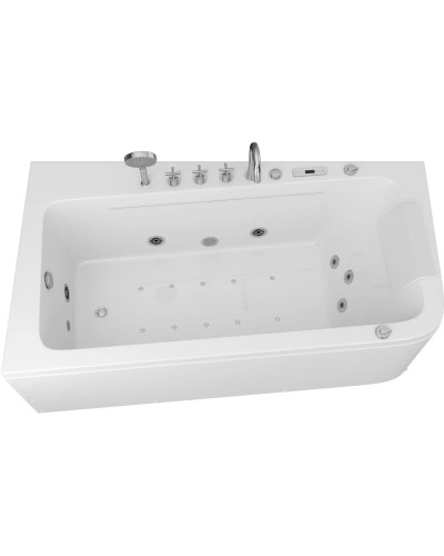 Акриловая гидромассажная ванна 170х95 см Grossman GR-17095L