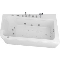 Акриловая гидромассажная ванна 170х95 см Grossman GR-17095R
