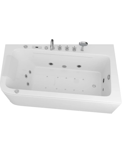 Акриловая гидромассажная ванна 170х95 см Grossman GR-17095R