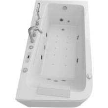 Акриловая гидромассажная ванна 170х95 см Grossman GR-17095R