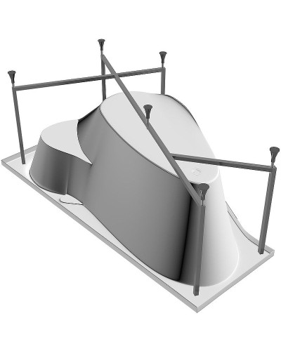 Акриловая ванна Relisan Isabella 170х90 L Гл000010529 без гидромассажа