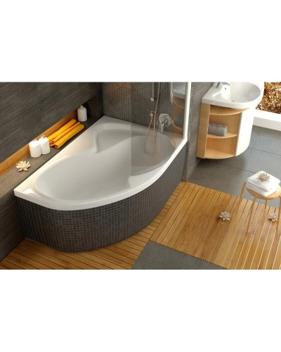 Асимметричная акрилоая ванна Rosa II PU Plus 150 x 105 P Ravak CJ210P0000