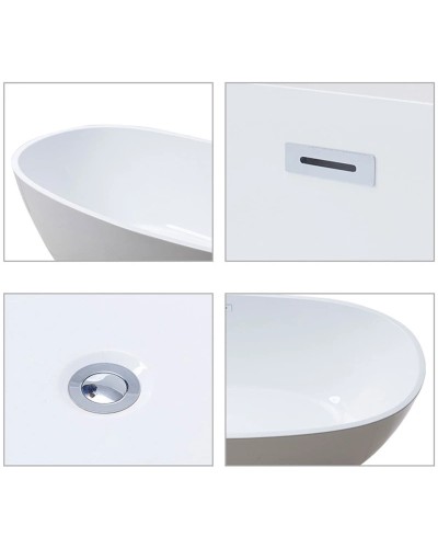 Акриловая ванна 169х87 см Vincea VBT-204