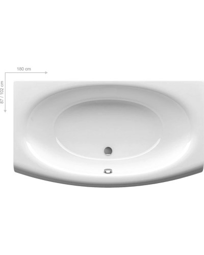 Акриловая ванна Evolution 170x97 Ravak C851000000