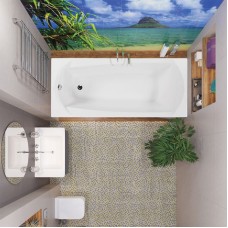 Акриловая ванна Vagnerplast Ebony 160x75 без гидромассажа