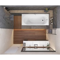 Акриловая ванна Vagnerplast Kasandra 160x70 без гидромассажа