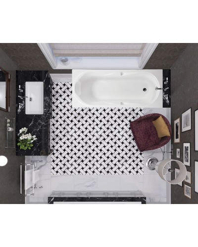 Акриловая ванна Vagnerplast Minerva 170x70 без гидромассажа