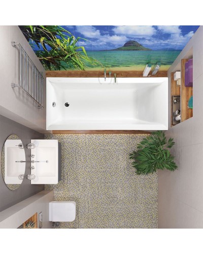 Акриловая ванна Vagnerplast Veronela 160x70 без гидромассажа