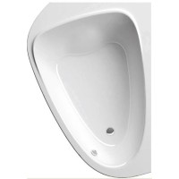 Акриловая асимметричная ванна LoveStory II PU Plus L белая Ravak C771000000