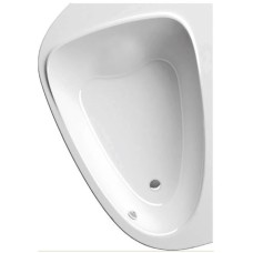Акриловая асимметричная ванна LoveStory II PU Plus L белая Ravak C771000000