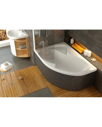 Асимметричная акриловая ванна Rosa II PU Plus 160 x 105 L Ravak CM210P0000