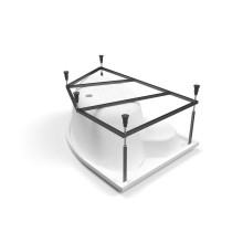 Акриловая ванна Cersanit Kaliope 153x100 L 63441 без гидромассажа