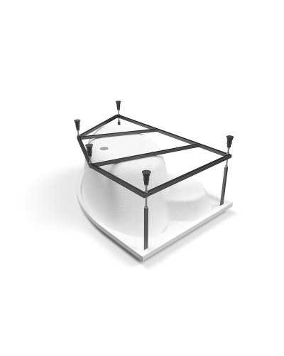 Акриловая ванна Cersanit Kaliope 153x100 L 63441 без гидромассажа