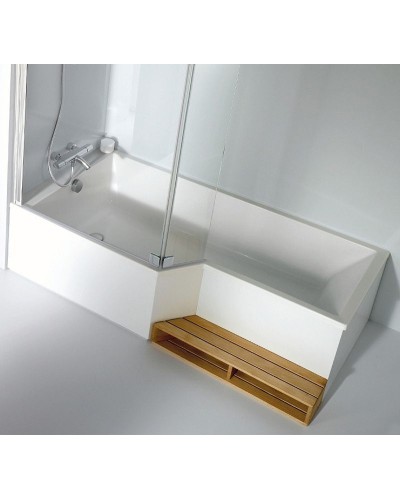 Акриловая ванна Jacob Delafon Bain Douche Neo 170x90 L E6D002L-00 без гидромассажа