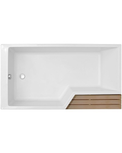 Акриловая ванна Jacob Delafon Bain Douche Neo 170x90 L E6D002L-00 без гидромассажа