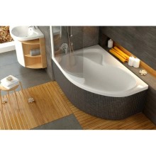 Асимметричная акриловая ванна Rosa II PU Plus 150 x 105 L Ravak CK210P0000