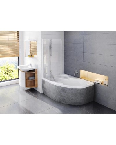 Асимметричная акриловая ванна Rosa II PU Plus 150 x 105 L Ravak CK210P0000