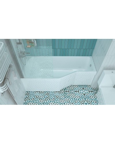 Акриловая ванна Marka One Convey 150х75 L 01кон1575л без гидромассажа