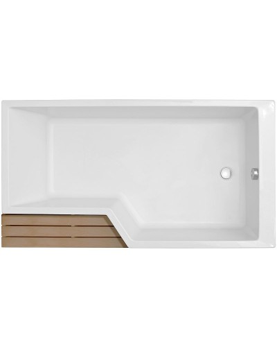 Акриловая ванна Jacob Delafon Bain Douche Neo 160x90 R E6D000R-00 без гидромассажа