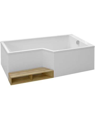 Акриловая ванна Jacob Delafon Bain Douche Neo 180x90 R E6D004R-00 без гидромассажа