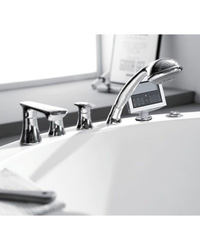 Акриловая ванна Gemy G9230 K 150х150 с гидромассажем