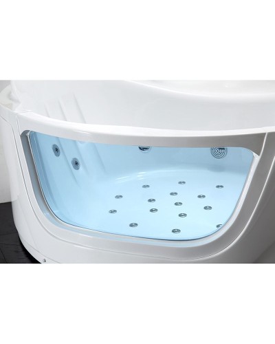 Акриловая ванна Gemy G9247 K 165х165 с гидромассажем