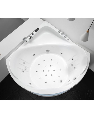 Акриловая ванна Gemy G9247 K 165х165 с гидромассажем